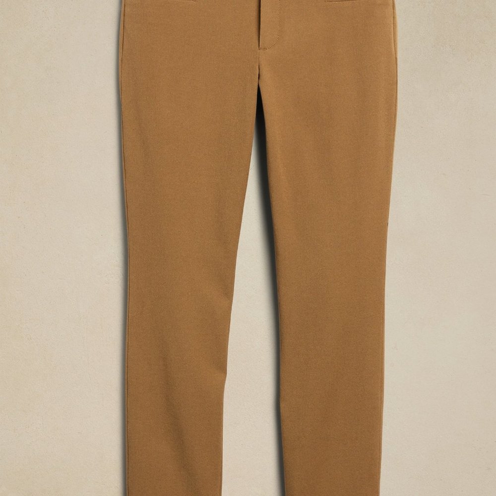 Banana Republic Sloan Ankle Pant Khaki Tan Size 8